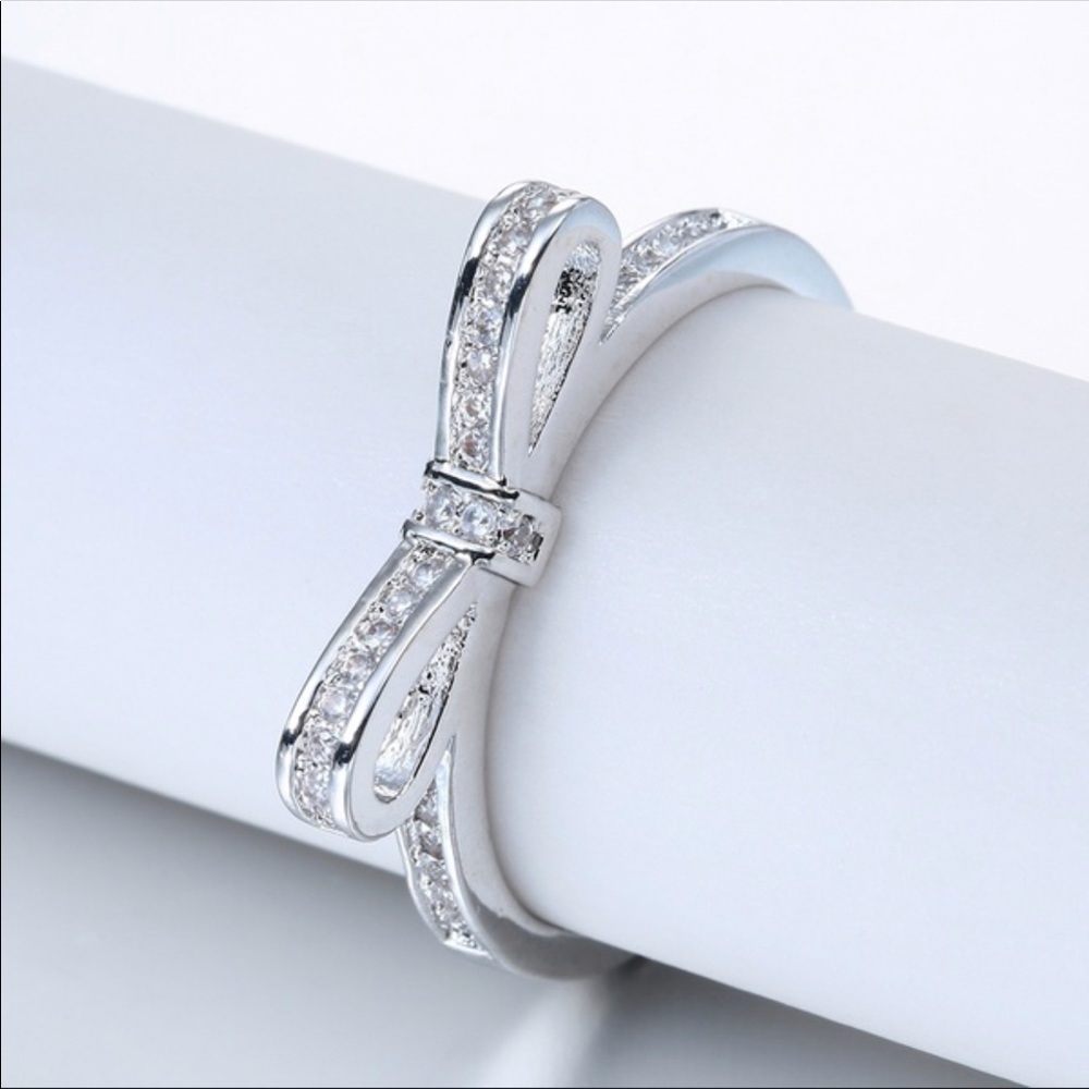 925 STERLING SILVER BOW RING